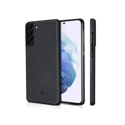 Cover Samsung S21 Plus Magez Case Pitaka - Black/Grey Twill
